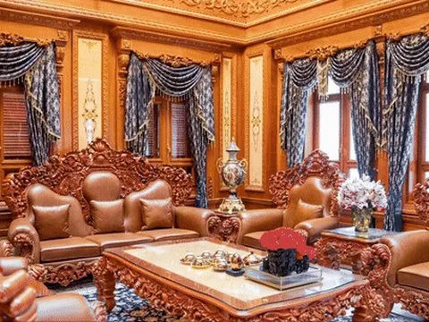 Biệt thự 600m2 xa hoa như lâu đài: Dát hàng hiệu từ trong ra ngoài, riêng tiền nội thất trang trí đã 5-6 tỷ