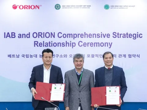 Orion hợp tác chiến lược cùng Viện sinh học Nông nghiệp