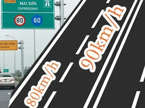 [Infographic] 9 tuyến cao tốc 4 làn hạn chế có thể nâng tốc độ tối đa 90 km/h