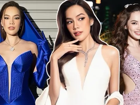 Hoa hậu Lê Hoàng Phương dạo này: Chăm chỉ diện trang phục gợi cảm, đối thủ đáng gờm trong đường đua "nữ hoàng thảm đỏ"