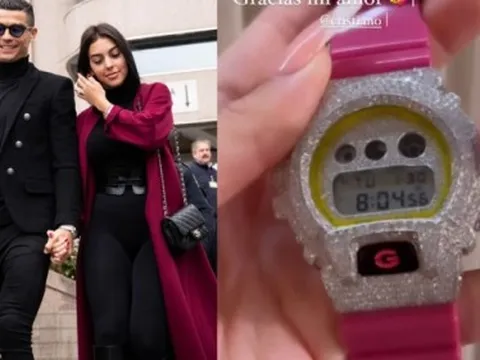Bỏ lỡ sinh nhật bạn gái, Ronaldo đền bù bằng món quà nạm kim cương trị giá tiền tỷ
