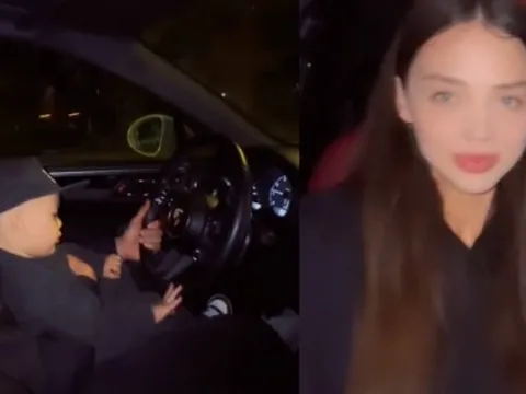 Thủ môn Bùi Tiến Dũng đưa vợ con đi chơi trên siêu xe thể thao bạc tỷ, nhan sắc vợ mẫu Tây gây chú ý