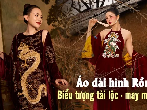 Giáp Thìn 2024 sắm áo dài hình Rồng, biểu tượng tài lộc may mắn: Có một thương hiệu mà BTV Ngọc Trinh, Hồ Ngọc Hà rất yêu thích
