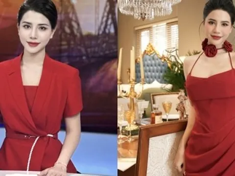 Nhan sắc ngọt ngào của MC Thời sự Như Quỳnh vừa giành ngôi Á khôi Hà Nội 2023