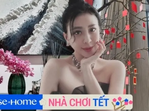 Chị đẹp kín tiếng của hội con nhà giàu Việt hé lộ không khí Tết ở biệt thự, nhìn vài góc nhỏ cũng đủ thấy “mùi giàu sang”
