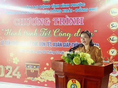 Bình Phước: Những chuyến xe 0 đồng dành cho công nhân về quê đón Tết