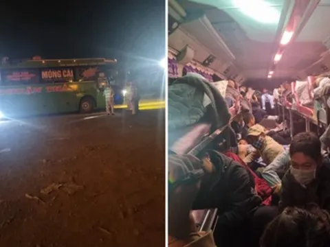 Xe khách 41 chỗ nhồi nhét 81 người bị phạt 20 triệu đồng