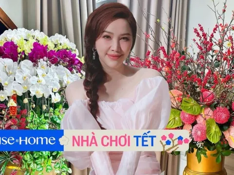 Bảo Thy ''flex'' nhẹ 6 chậu hoa Tết trong biệt thự ở quận 7, netizen nức nở khen: Đúng là người giàu chơi Tết