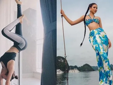 Phạm Hương dành 1 tiếng mỗi ngày để làm điều này ngay cả trong Tết, bảo sao mẹ 1 con cứ thon thả eo 59cm