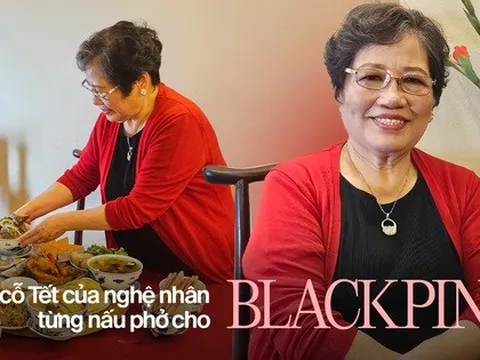 Nghệ nhân nấu món phở cho BLACKPINK làm mâm cỗ mùng 1 Tết đẹp như tranh, đầy đủ món ngon truyền thống