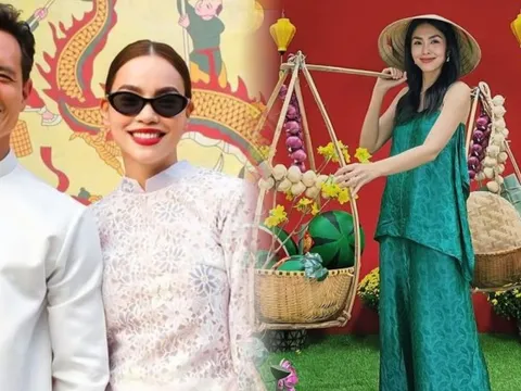 Hai mỹ nhân tên Hà khoe nhan sắc đỉnh cao mùng 2 Tết: Hà Tăng trẻ "hack tuổi", Hà Hồ không thể sang hơn