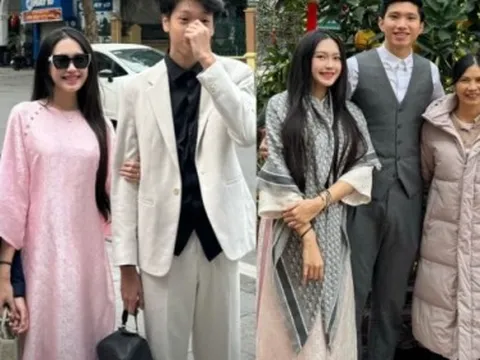 Doãn Hải My cùng Đoàn Văn Hậu về Hà Nội ăn tết nhà ngoại: Tay xách túi trăm triệu, phong cách khác hẳn lúc ở nhà chồng