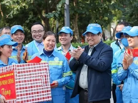 Thủ tướng Phạm Minh Chính thăm, chúc Tết người lao động tại Hà Nội
