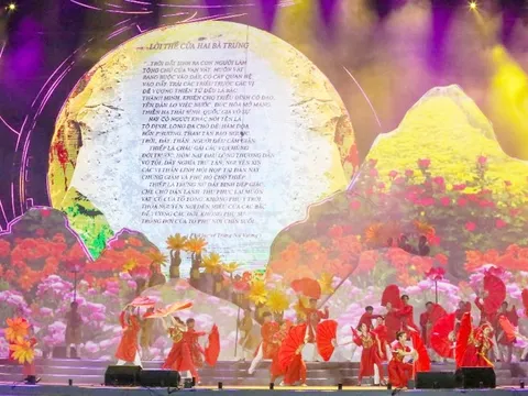 Choáng ngợp với công nghệ 3D mapping tái hiện cuộc khởi nghĩa Hai Bà Trưng