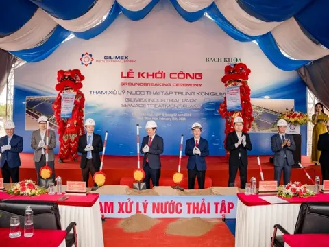 Lễ khởi công Trạm xử lý nước thải KCN Gilimex tại Thừa Thiên Huế