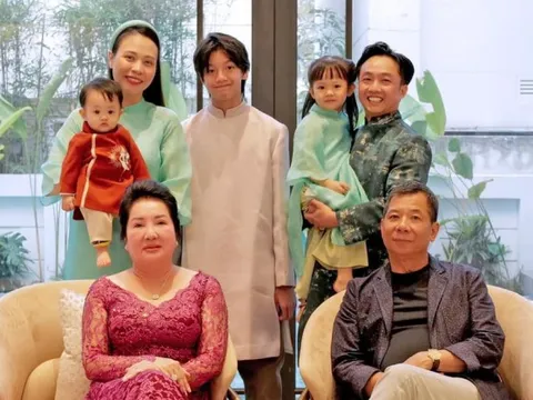 Khung ảnh viên mãn của gia đình Cường Đô La: Ông bà nội quyền lực hiếm hoi lộ diện, Subeo chiếm tâm điểm