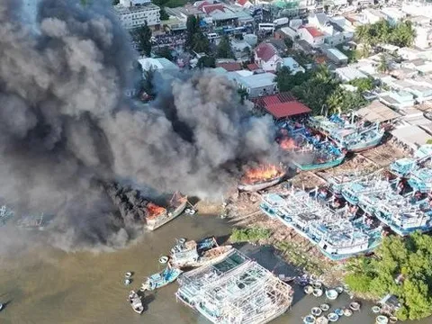 Vụ 11 tàu cháy rụi ở Bình Thuận: Còn vướng mắc trong giám định tài sản