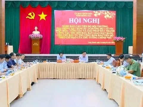 Đẩy nhanh tiến độ hoàn thành giải phóng mặt bằng đường bộ cao tốc Biên Hoà – Vũng Tàu trước ngày 30/06