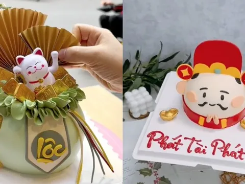 MXH "bùng nổ" với bánh kem Thần Tài, các tiệm bánh được mùa "hốt bạc"