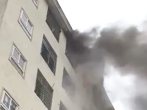 Cháy tại tòa chung cư vào ngày vía Thần Tài