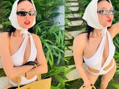 "Ngọc nữ" Lan Ngọc tung khoảnh khắc du lịch sang chảnh, tự tin check body sau chuỗi ngày thả ga đón Tết