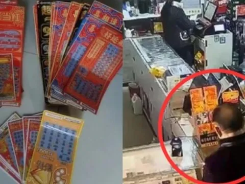 Thấy khách hàng ngày nào cũng trúng số đổi thưởng, bà chủ báo cảnh sát, không ngờ vạch trần thủ đoạn của người đàn ông