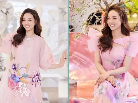 Ngọc Hà - vợ NSND Công Lý xinh đẹp trong loạt ảnh đón tuổi mới, hé lộ về cái Tết viên mãn, đầm ấm