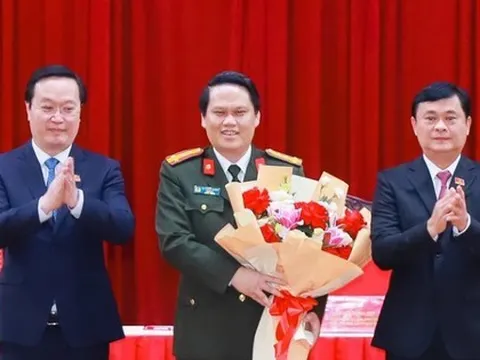 Đại tá, Giám đốc Công an tỉnh được bầu giữ trọng trách mới