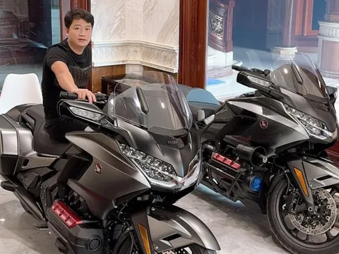 Vừa tốn gần 9 tỷ bảo dưỡng siêu xe, Hoàng Kim Khánh sắm thêm Honda Gold Wing giá hơn 1 tỷ, tính chạy tour TP.HCM - Nha Trang hơn 400km