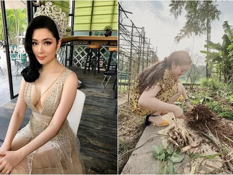 Nhan sắc trẻ đẹp tuổi U40 của "Hoa hậu bí ẩn nhất Việt Nam", sống trong biệt thự ở Hà Nội