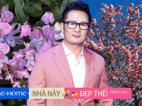 Khu vườn mùa xuân trong biệt thự ở Mỹ của Bằng Kiều: Hoa anh đào nở rộ chiếm ''spotlight'', gia chủ nở mũi "flex"