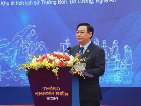 Chủ tịch Quốc hội dự Lễ khởi động Tháng Thanh niên năm 2024