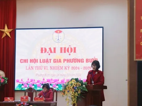 Đại hội Chi hội Luật gia phường Bưởi nhiệm kỳ 2024-2029