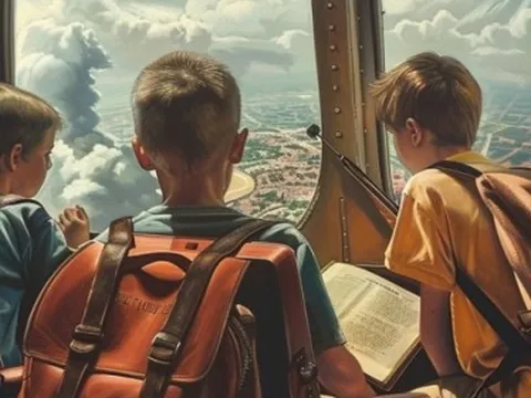 Nam sinh xa quê, đi học bằng máy bay để tiết kiệm chi phí sinh hoạt