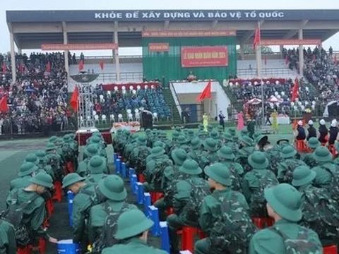Thanh Hóa: 3.842 tân binh nô nức lên đường nhập ngũ
