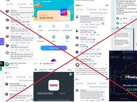 Tái diễn chiêu cộng tác viên online lừa đảo từ vài triệu đồng đến chục nghìn USD