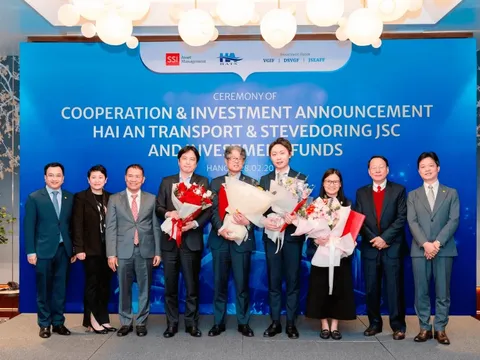 SSI và các quỹ ngoại đầu tư 500 tỷ đồng trái phiếu vào Công ty Vận tải và Xếp dỡ Hải An