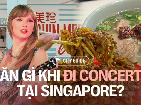 Các fan Taylor ơi, danh sách những hàng quán “ngon và phải xịn” để tiếp sức quẩy concert tại Singapore đây rồi