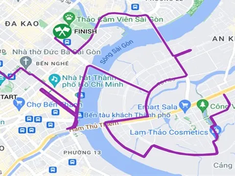 Cấm xe ở một số tuyến đường trung tâm TPHCM vào cuối tuần