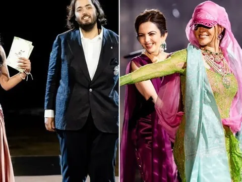 Tiệc cưới con trai tỷ phú giàu nhất châu Á: Dàn khách mời toàn tỷ phú hội tụ, Rihanna diễn cháy không kém Super Bowl