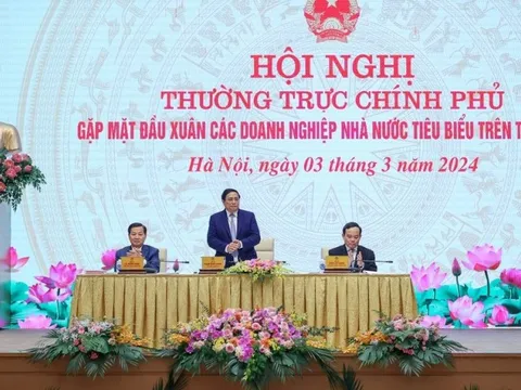 Thường trực Chính phủ gặp mặt đầu xuân doanh nghiệp Nhà nước tiêu biểu