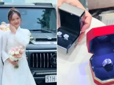 Đám cưới "trĩu nặng" vàng, kim cương và tiền đô hot nhất lúc này, danh tính cô dâu số hưởng chẳng ai xa lạ!