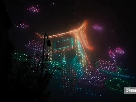 Hàng trăm thiết bị bay không người lái sẽ trình diễn tại hồ Tây