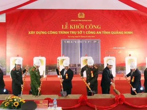 Khởi công dự án xây dựng trụ sở Công an tỉnh Quảng Ninh gần 800 tỷ đồng