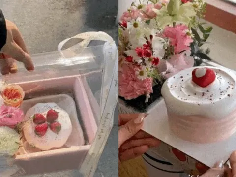 Xinh yêu độc lạ lại ngon miệng, box hoa-trà-bánh viral chóng mặt trước thềm 8/3: Ai đang chọn quà thì tham khảo liền