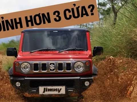 Mang Suzuki Jimny 5 cửa vào rừng 'hành hạ': Nhiều điểm hơn hẳn bản 3 cửa sắp ra mắt Việt Nam, thoải mái cho cả nhà cùng off-road