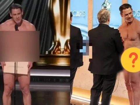 Bí mật đằng sau màn khoả thân chấn động Oscar của tài tử John Cena