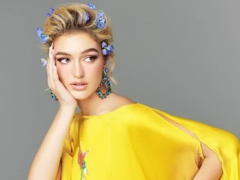 Hoa hậu Trái Đất 2023 “phải lòng” một chất liệu truyền thống của người Việt: Tôi ngọt ngào, nữ tính hơn khi diện các thiết kế từ lụa