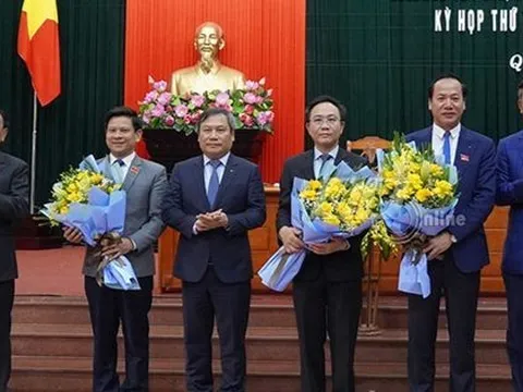 Quảng Bình miễn nhiệm và bầu một số chức danh chủ chốt của HĐND, UBND tỉnh