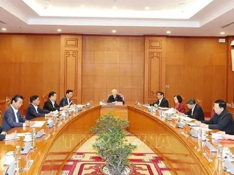 Tổng Bí thư Nguyễn Phú Trọng chủ trì họp Tiểu ban Nhân sự Đại hội XIV của Đảng